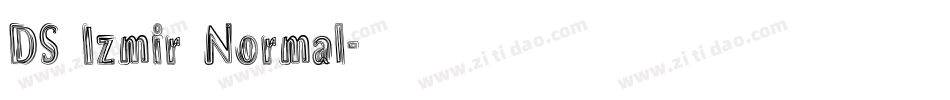 DS Izmir Normal字体转换